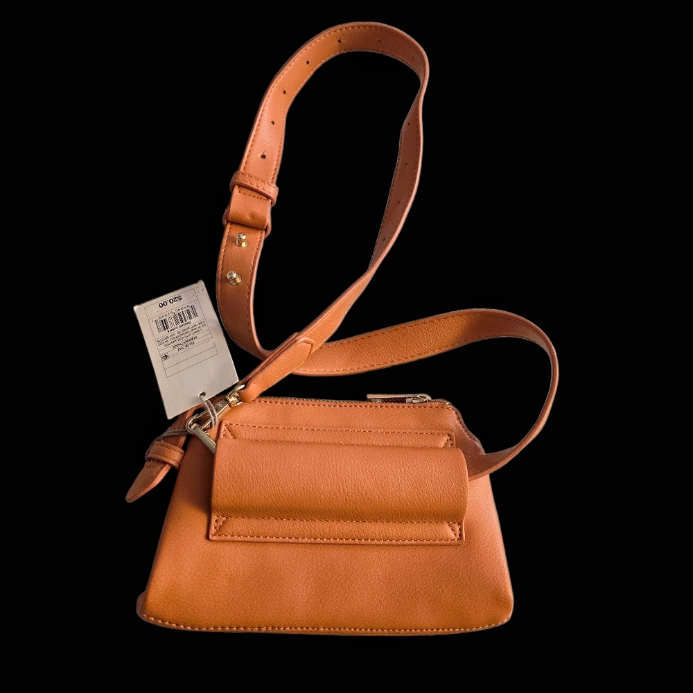 A New Day Small Pale Orange Belt Or Chest Bag. NWT.